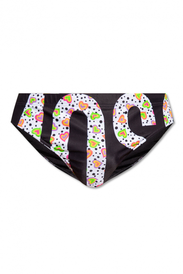 Black Swimming briefs Moschino Vitkac GB